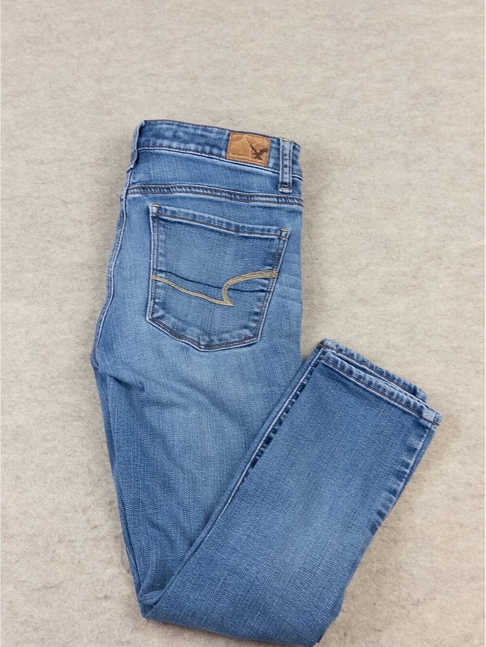 American Eagle Hi-Rise Jegging Crop Super Stretch Jeans Size 4